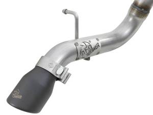 aFe - aFe MACH Force-Xp Axle-Back Hi-Tuck Exhaust System w/Black Tip 18-19 Jeep Wrangler (JL) V6 3.6L - 49-48075-B - Image 6