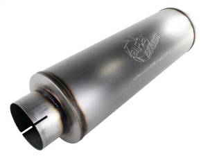 aFe - aFe MACHForce XP Exhausts Mufflers SS-409 EXH Muffler 5 ID In/Out 8 Dia - 49-91012 - Image 1