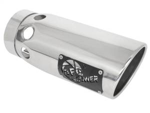aFe - aFe Power Intercooled Tip Stainless Steel - Polished 4in In x 5in Out x 12in L Bolt-On - 49T40501-P121 - Image 1