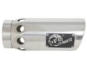 aFe - aFe Power Intercooled Tip Stainless Steel - Polished 4in In x 5in Out x 12in L Bolt-On - 49T40501-P121 - Image 3
