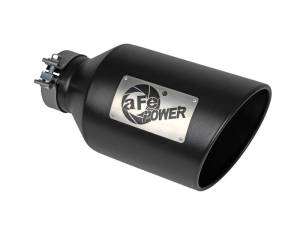 aFe - aFe Power MACH Force-Xp 409 Stainless Steel Clamp-on Exhaust Tip Black - 49T40801-B15 - Image 1