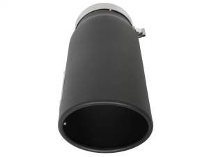 aFe - aFe Power MACH Force-Xp 5in In x 6in Out x 15in L Bolt-On 409 SS Exhaust Tip - Black - 49T50601-B15 - Image 2