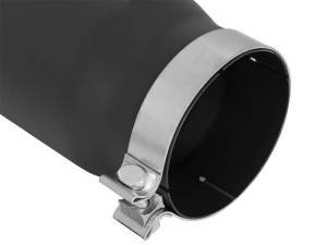 aFe - aFe Power MACH Force-Xp 5in In x 6in Out x 15in L Bolt-On 409 SS Exhaust Tip - Black - 49T50601-B15 - Image 3