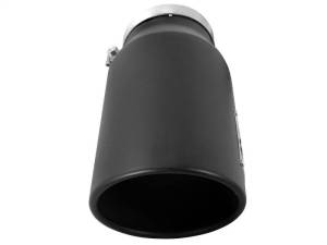 aFe - aFe POWER MACH Force-Xp 5in 304 Stainless Steel Exhaust Tip 5In x 7Out x15Lin Bolt-On Right-Blk - 49t50702-b15 - Image 3
