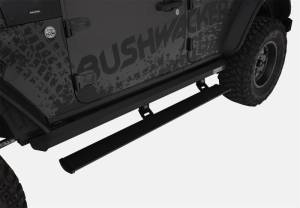 AMP Research 18-24 Jeep Wrangler JL 4DR (Excl. 4XE/Rubicon 392) PowerStep XL - Black - 77132-01A