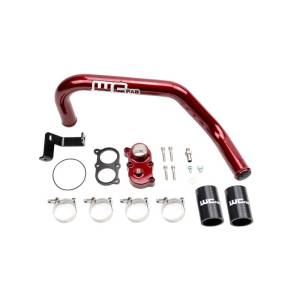 Wehrli Custom Fabrication - Wehrli Custom Fabrication 2006-2010 LBZ/LMM Duramax Top Outlet Billet Thermostat Housing and Upper Coolant Pipe Kit for DUAL CP3 - WCF100424 - Image 2