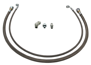 Wehrli Custom Fabrication Twin Turbo Oil Line Kit (S400) for LML Duramax - WCF100379