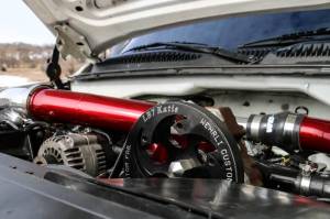 Wehrli Custom Fabrication - Wehrli Custom Fabrication Duramax Twin CP3 Mount Bracket for AC Location (Deletes AC Compressor) - WCF204-8 - Image 2