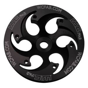 Wehrli Custom Fabrication - Wehrli Custom Fabrication Duramax Billet CP3 Pulley Deep Offset Anodized Black - WCF100271 - Image 1
