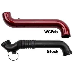 Wehrli Custom Fabrication - Wehrli Custom Fabrication 2011-2016 LML Duramax 3.5" Passenger (Cold) Side Intercooler Pipe Kit - WCF100682 - Image 3