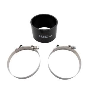 Wehrli Custom Fabrication 4" ID x 3" Long Silicone Boot and Clamp Kit - WCF207-102