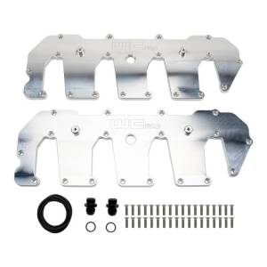 Wehrli Custom Fabrication LML Duramax Billet Upper Valve Cover Set - WCF100416