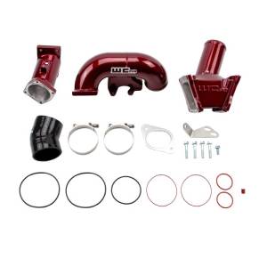 Wehrli Custom Fabrication - Wehrli Custom Fabrication 2007.5-2010 LMM Duramax High Flow 3" Y-Bridge Kit - WCF100164 - Image 1