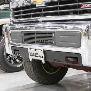 Wehrli Custom Fabrication - Wehrli Custom Fabrication 2015-2019 Chevrolet Silverado 2500/3500HD Lower Valance Filler Panel Front License Plate Mount - WCF100156 - Image 4