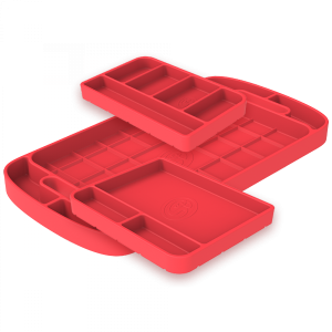 Silicone Tool Tray 3pc. Set - Pink