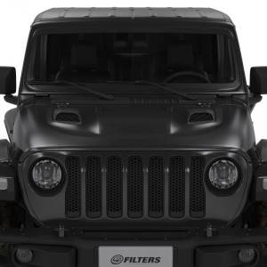 S&B Filters - Air Hood Scoops For Jeep Wrangler Rubicon / Gladiator (Scoops ONLY) - Image 1