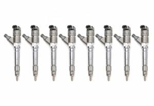 2004.5-2005 Duramax LLY Fuel Injectors – Bosch ® OEM Remanufactured Quality Scan - Set of 8