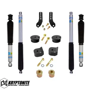 KRYPTONITE - KRYPTONITE FORD SUPER DUTY F250/F350 STAGE 1 LEVELING KIT WITH BILSTEIN SHOCKS 2017-2024 - Image 1