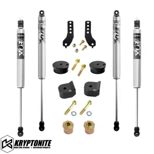 KRYPTONITE FORD SUPER DUTY F250/F350 STAGE 1 LEVELING KIT WITH FOX SHOCKS 2017-2024