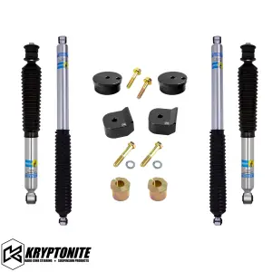 KRYPTONITE FORD SUPER DUTY F250/F350 STAGE 1 LEVELING KIT WITH BILSTEIN SHOCKS 2005-2016