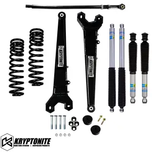 KRYPTONITE FORD SUPER DUTY F250/F350 STAGE 3 LEVELING KIT WITH BILSTEIN SHOCKS 2005-2016