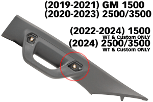 UnderDog Diesel - 2020-2023 GM 2500/3500HD CTS2/3 Monitor Mount - Image 2