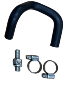 Return Hose with Optional 3/8" Fitting and Clamps