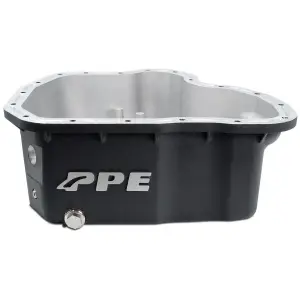 PPE Diesel - PPE Power High-Capacity Cast Aluminum Deep Engine Oil Pan - GM 6.6L Duramax (18 Hole) 2011-2016 - Black - 114052120 - Image 3