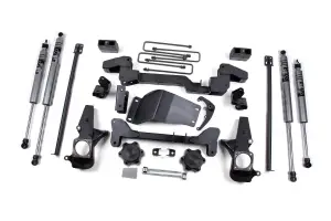 Zone Offroad 01-10 GM 2500/3500 HD 6" Suspension Lift Kit - Fox 2.0 Adventure Series Shocks - ZONC4F