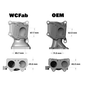 Wehrli Custom Fabrication - Wehrli Custom Fabrication 2017-2023 L5P / 2019-2023 L5D Duramax High Flow Turbo Pedestal Kit - WCF100185 - Image 9