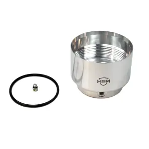 H&S Motorsports - Billet Fuel Filter Cap Housing (HFCM Lower) for 2011-2016 Ford 6.7L Power Stroke - 121008